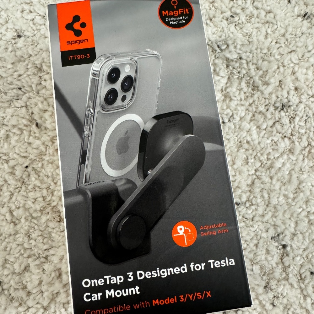 Brand NEW, in Box - Spigen OneTap 3 (MagFit) Designed for Tesla Model 3/Y/S/X